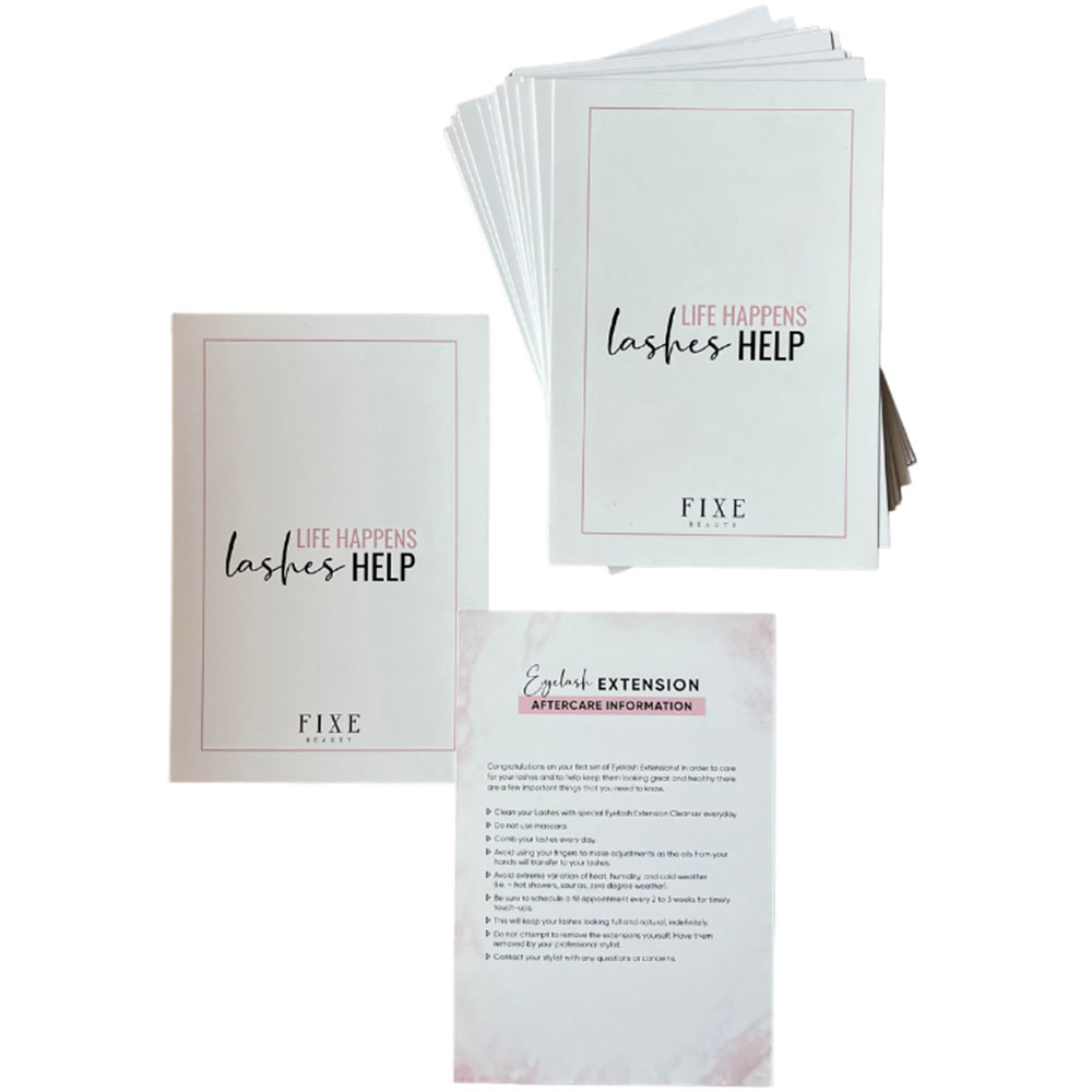 Fixe Aftercare Postcards 50pk